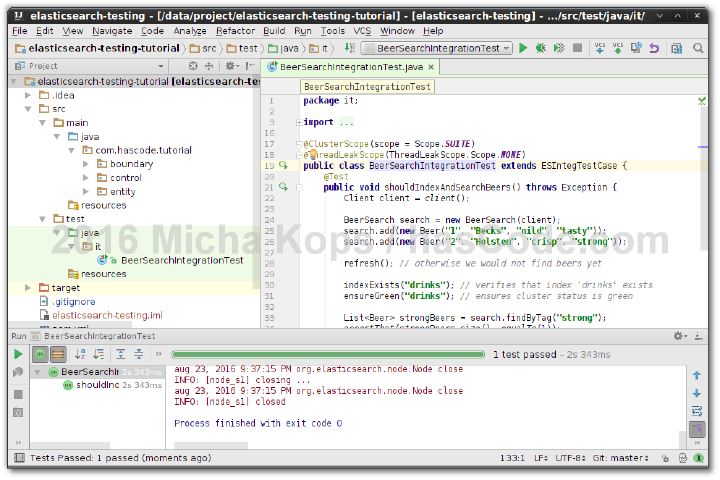Elasticsearch Integration Testing with Java | Micha Kops' Tech Notes