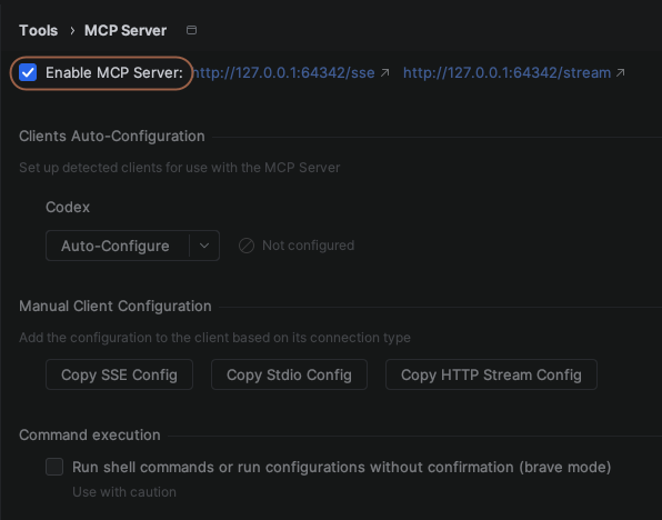 intellij activate mcp