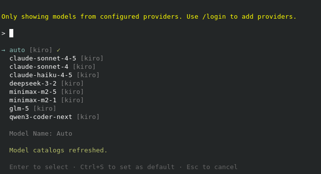 pi kiro model selection
