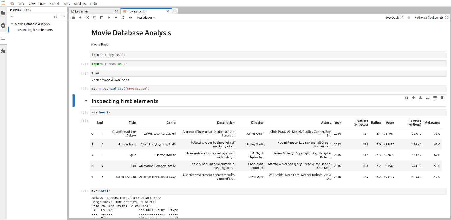 Python Data Science Snippets | Micha Kops' Tech Notes