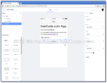 Quick Mobile Application Prototyping With Ionic Creator Micha Kops